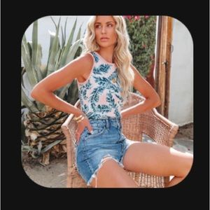 VICI - Lady Palm Cotton knitted Tank